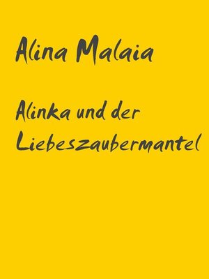 cover image of Alinka und der Liebeszaubermantel